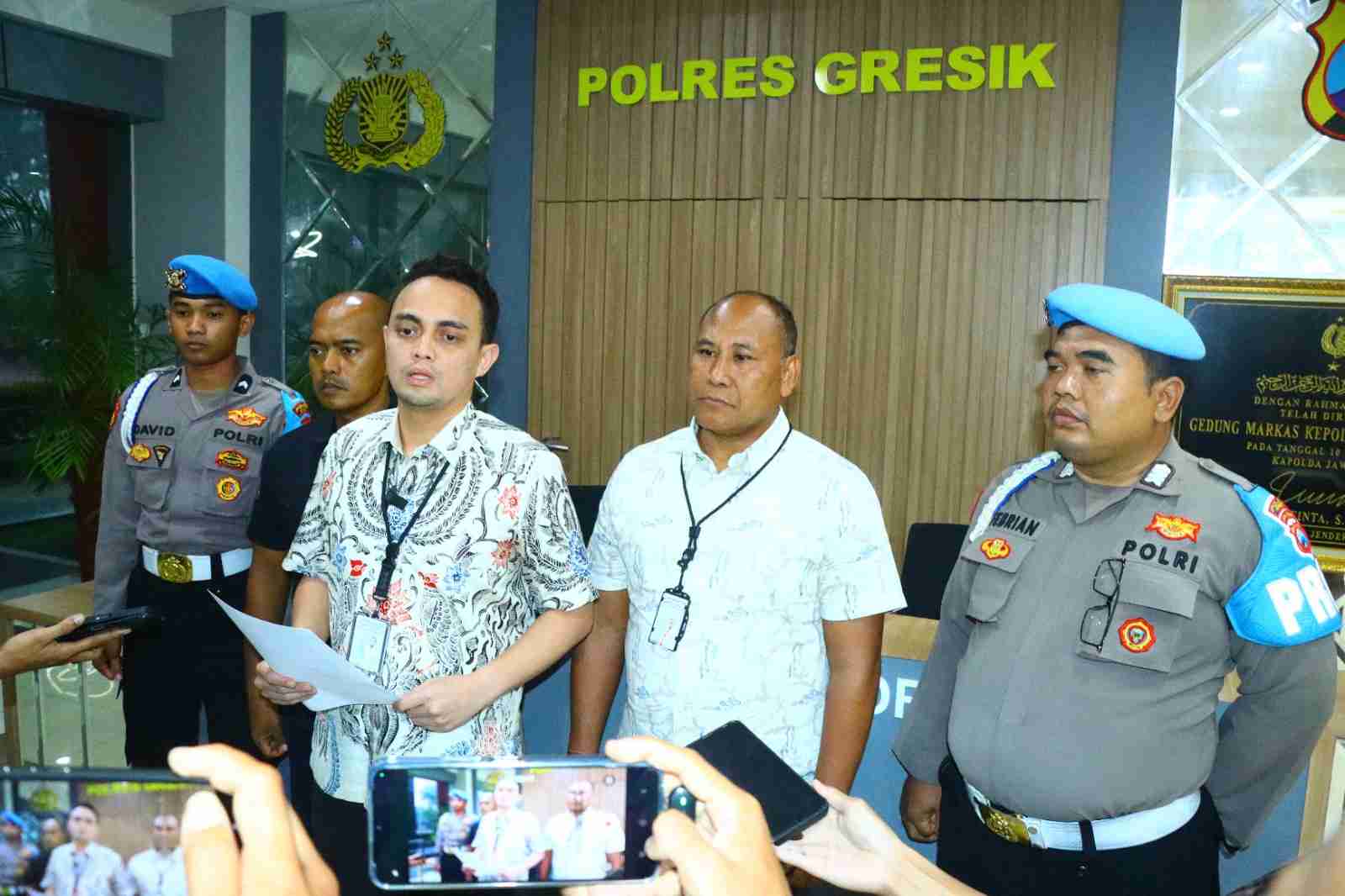 Satreskrim Polres Gresik Tetapkan AH Mantan Kades Sekapuk Tersangka Penggelapan Aset Desa