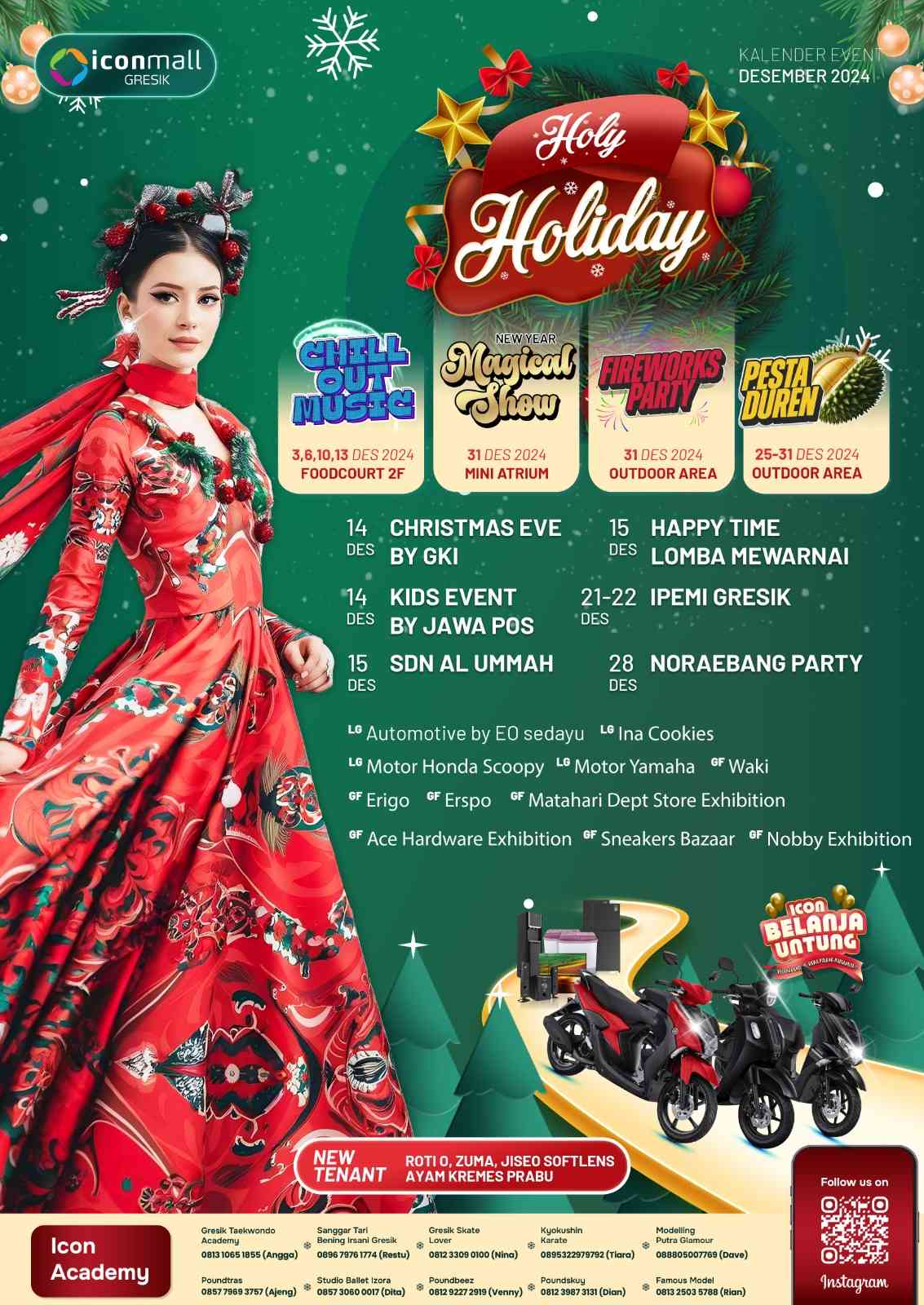 HOLY HOLIDAY 2024: RAYAKAN KEAJAIBAN AKHIR TAHUN DI ICON MALL GRESIK