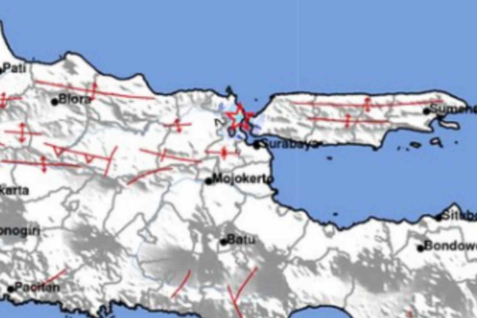 Gempa M 3.3 Guncang Kabupaten Gresik