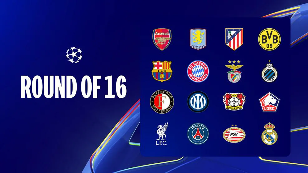 Daftar Tim yang Lolos 16 Besar Liga Champions 2025