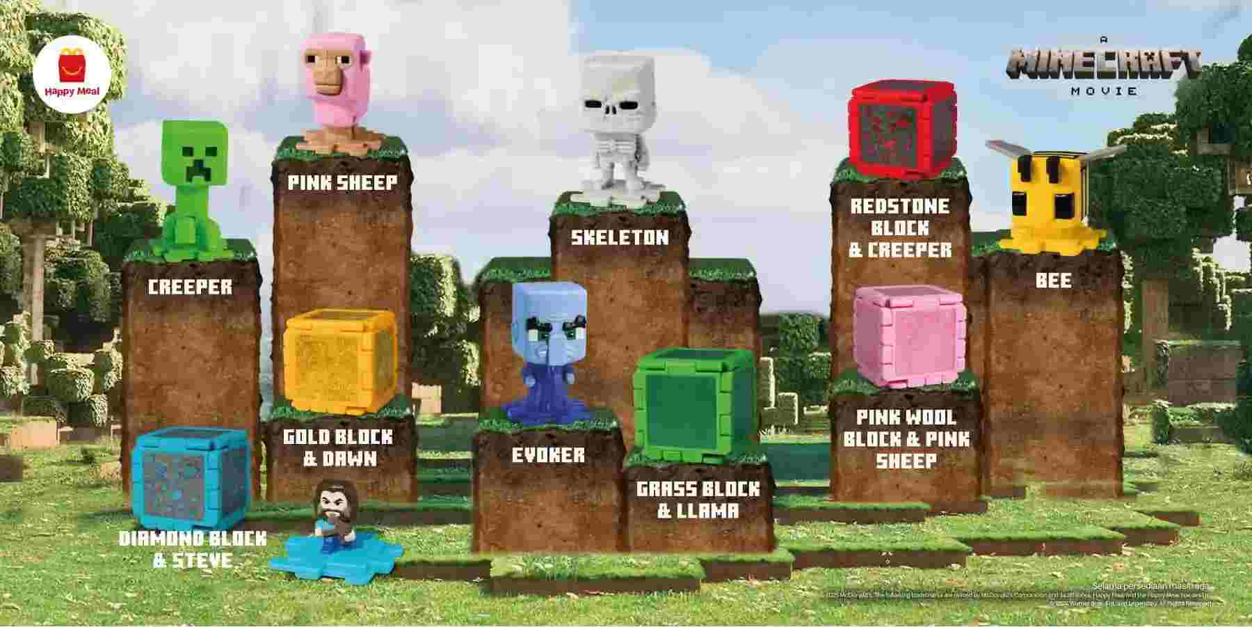 Promo Happy Meals April 2025 ada Happy Meal A Minecraft Movie