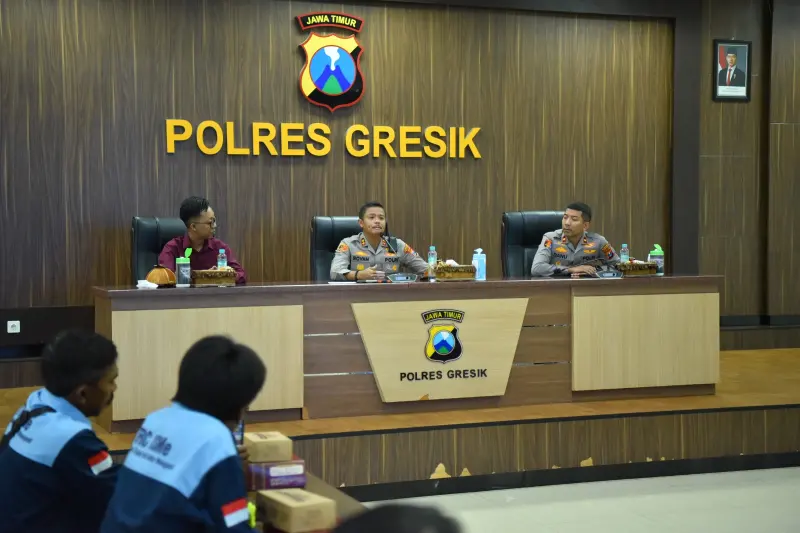 Kapolres Gresik AKBP Rovan Richard Mahenu Ajak Penggiat Medsos Bersinergi Jaga Kamtibmas dan Tangkal Hoax