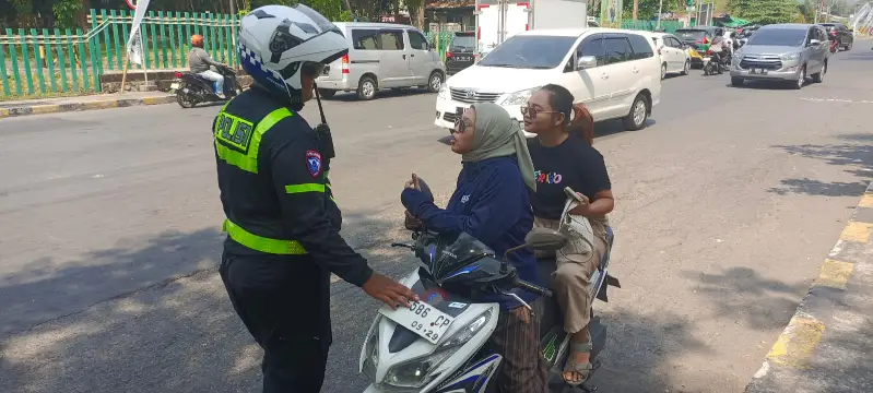 Selama 9 Hari, Satlantas Polres Gresik Tilang 4.378 Pelanggar Lalu Lintas