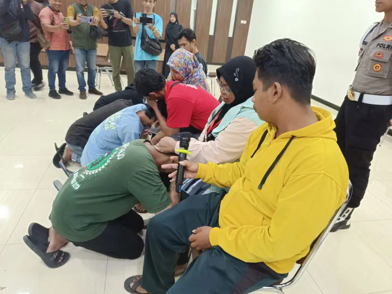 Puluhan Pelajar Terjaring Operasi Tipiring di Gresik, Polres Ajak Orang Tua Lebih Peduli