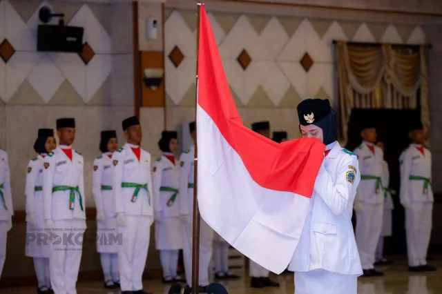 77 Anggota Paskibraka Kabupaten Gresik Siap Jalankan Tugas