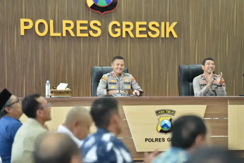 Kapolres Gresik Gandeng Seluruh Kepala Desa, Perkuat Sinergi Jaga Kamtibmas