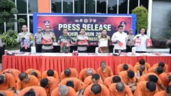 Sepanjang 2025, Polres Gresik Berhasil Ungkap Ratusan Kasus Kriminal dan Narkoba