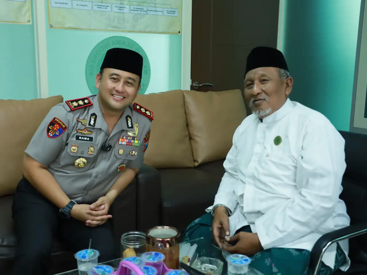Silaturahmi ke MUI, Kapolres Gresik Minta Doa Restu Ulama Jaga Kondusivitas