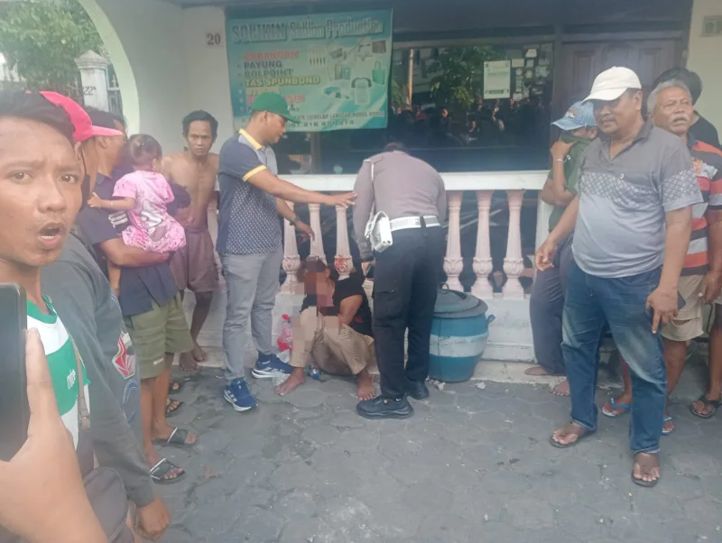 Gerak Cepat Polsek Kenjeran Amankan Pelaku Jambret di Platuk dari Amukan Massa