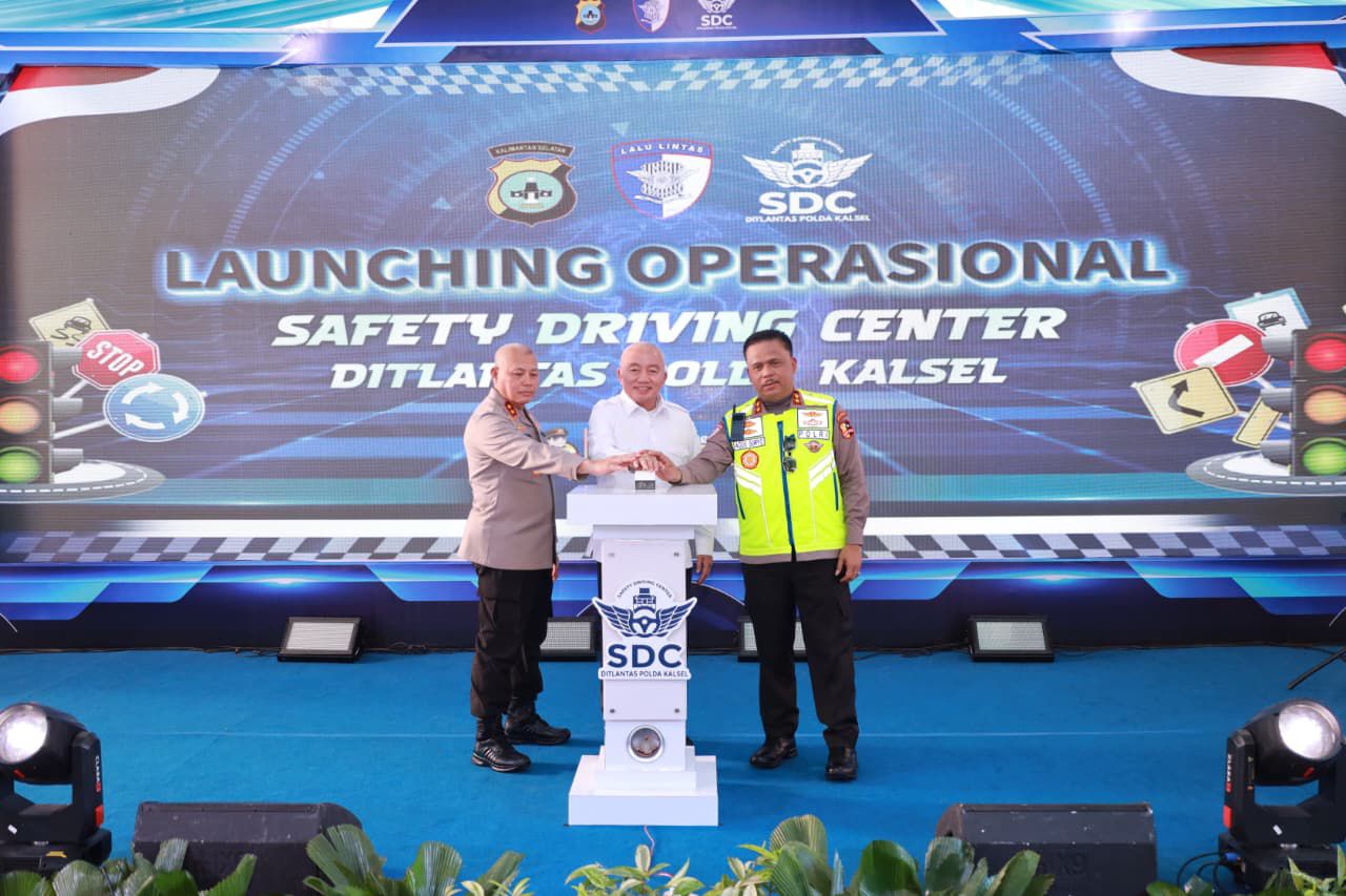 Kakorlantas Polri Resmikan Safety Driving Center (SDC) Polda Kalsel