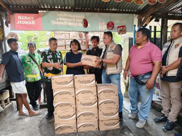 Satgas Pangan Polres Pasuruan Gelontorkan 9,6 Ton Minyakita untuk Stabilkan Harga