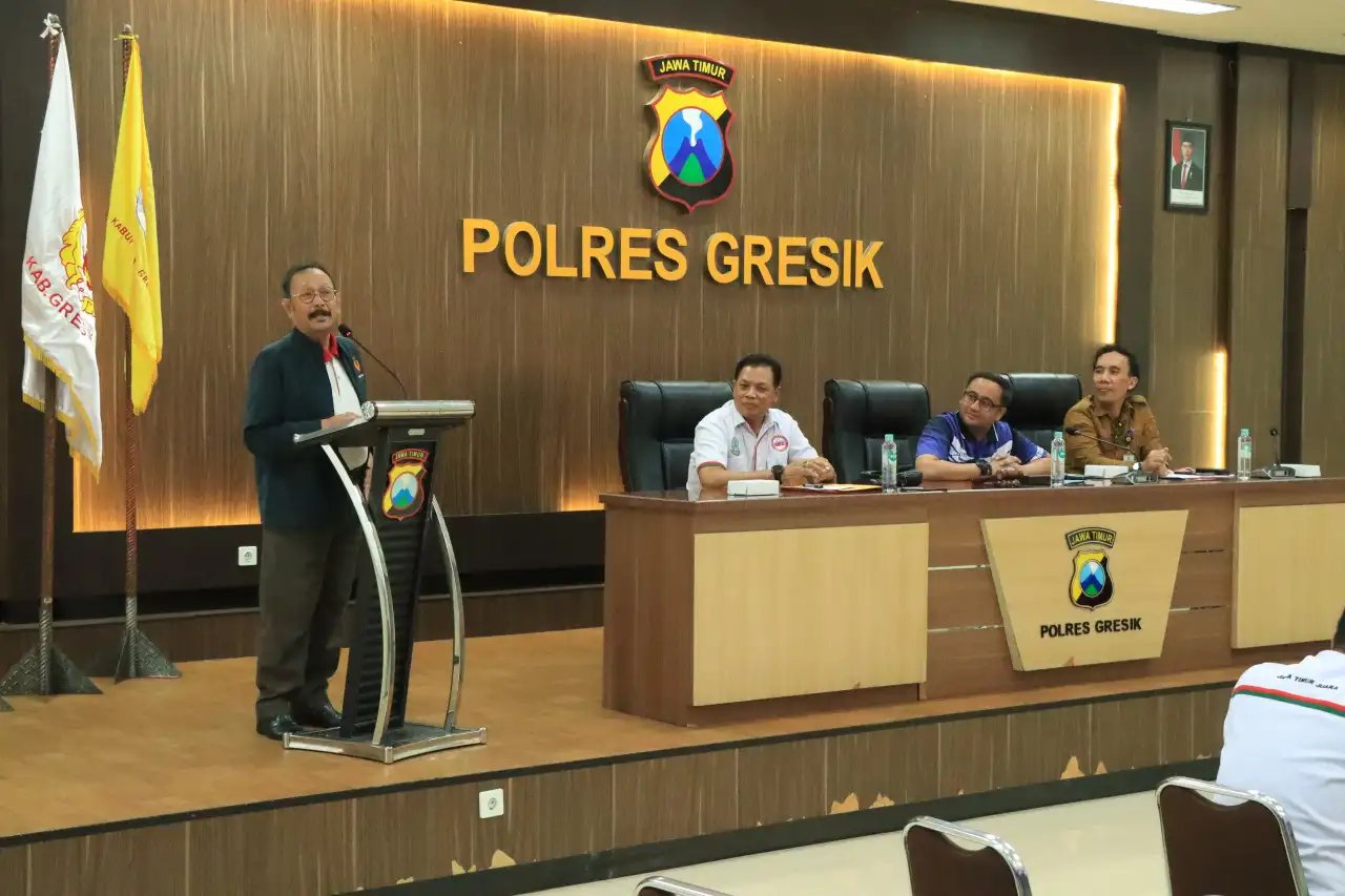Muskab PBVSI Gresik 2026 Digelar di Polres Gresik, Kapolres Ajak Perkuat Prestasi Atlet