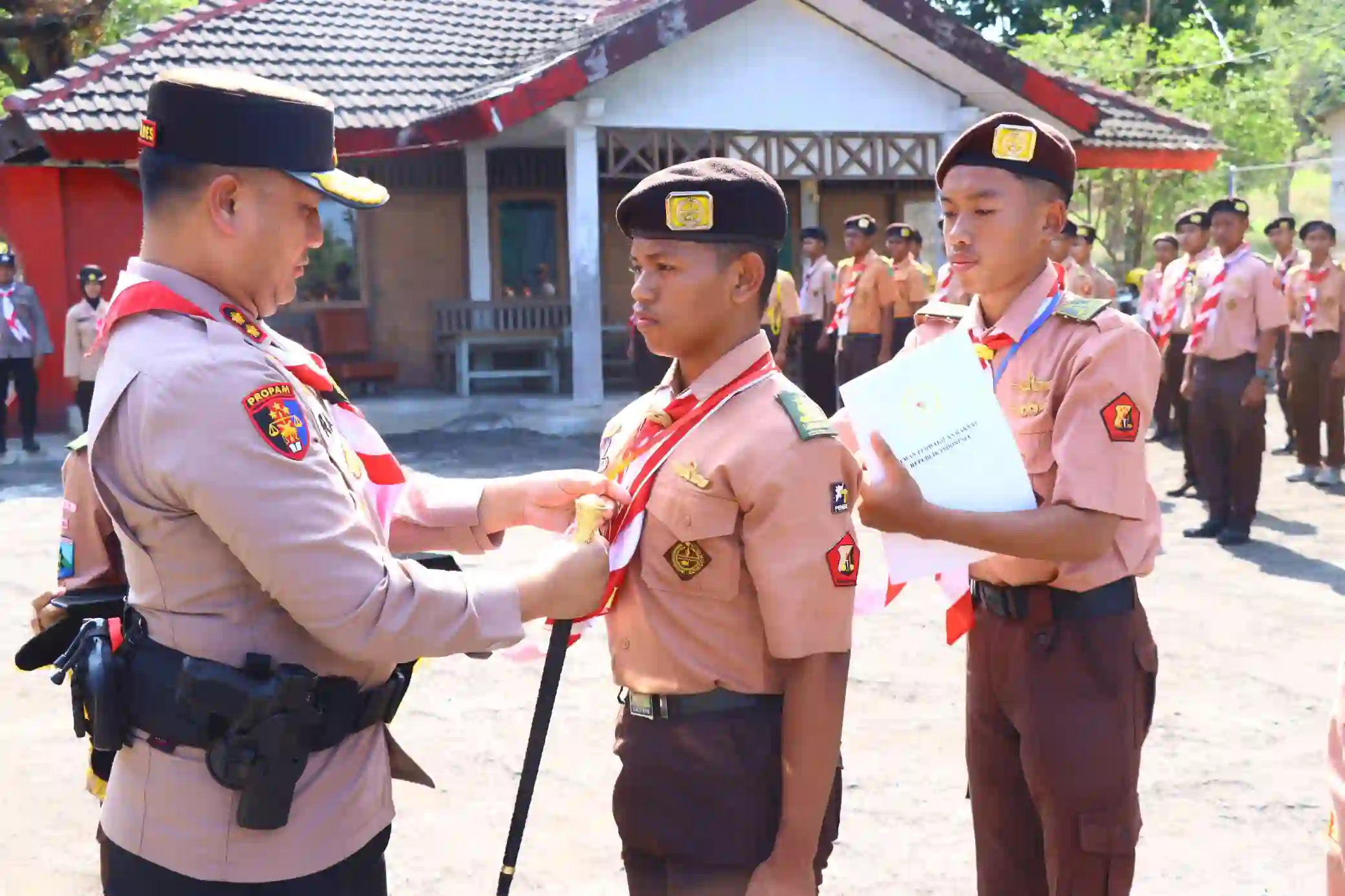 Kapolres Gresik Buka Latihan Gabungan Saka Bhayangkara 2026, Cetak Generasi Muda Berkarakter dan Peduli Kamtibmas