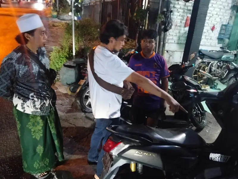 Polsek Kebomas Ringkus Pelaku Curanmor, Motor Milik Korban Berhasil Diamankan