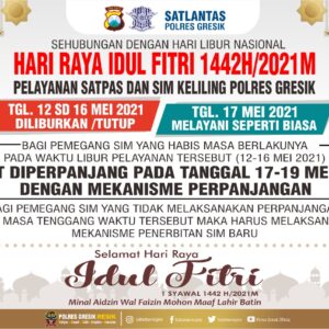 Jadwal Sim Keliling Gresik Mei 2021 (Minggu ke 2)