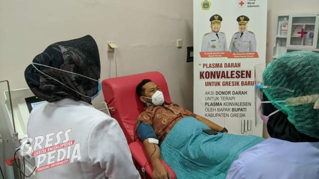 Gus Yani Melakukan Donor Darah Plasma Konvalesen Rabu (16/6/2021).