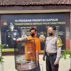 Viral di Sosial Media, Pencuri Burung di Ringkus Polsek Driyorejo