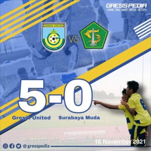 Gresik United Libas Surabaya Muda 5-0