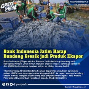 Bank Indonesia Jatim Harap Bandeng Gresik jadi Produk Ekspor