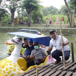 Pemdes Kesamben Wetan Driyorejo, Launching Wisata Bendungan Kesamben