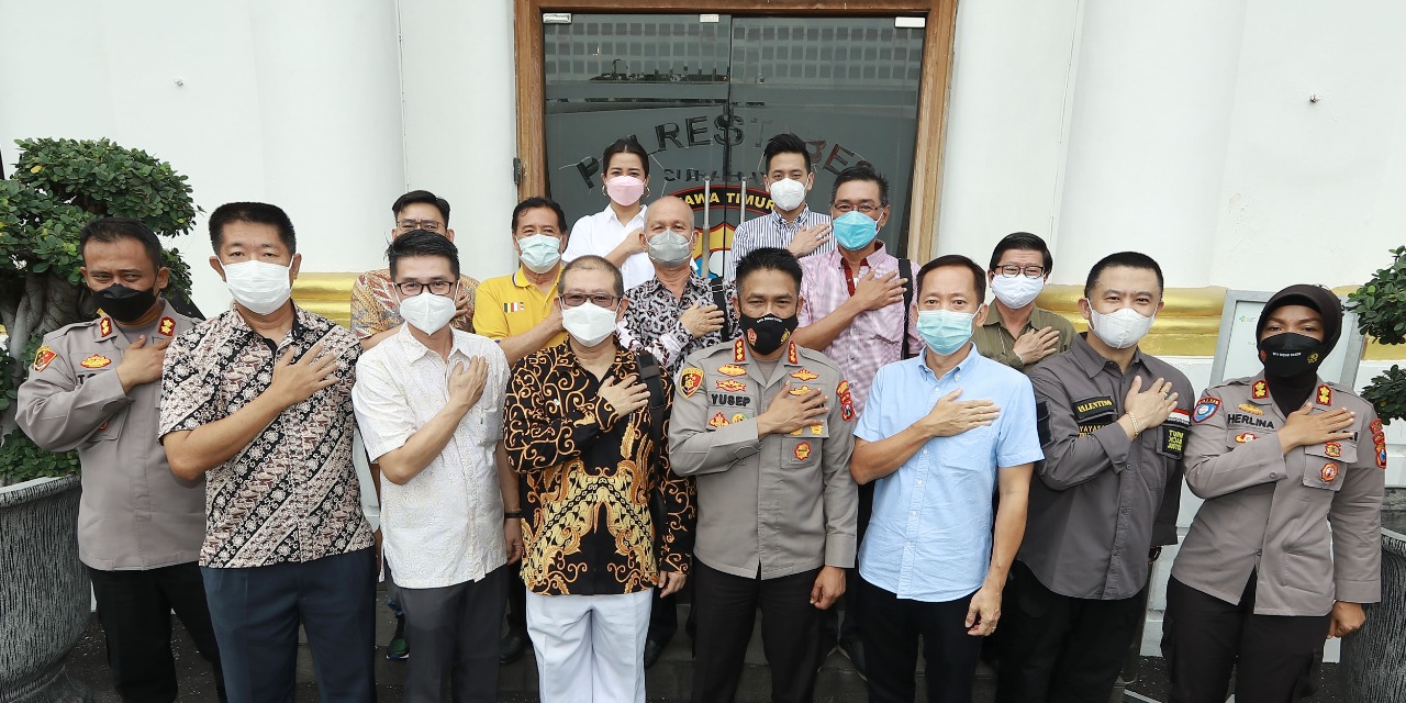 Kapolrestabes Surabaya Inisiasi  Pertemuan Lintas Agama Jelang Perayaan Imlek 2573