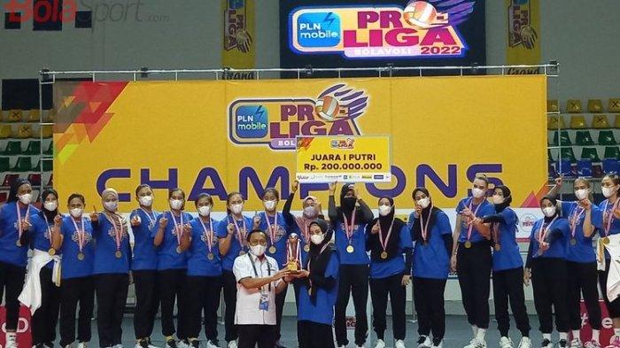 Tumbangkan Gresik Petrokimia, Bandung BJB Resmi Juara Putri Proliga 2022