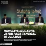 Hasil Sidang Isbat, Idul Adha Jatuh pada 10 Juli 2022