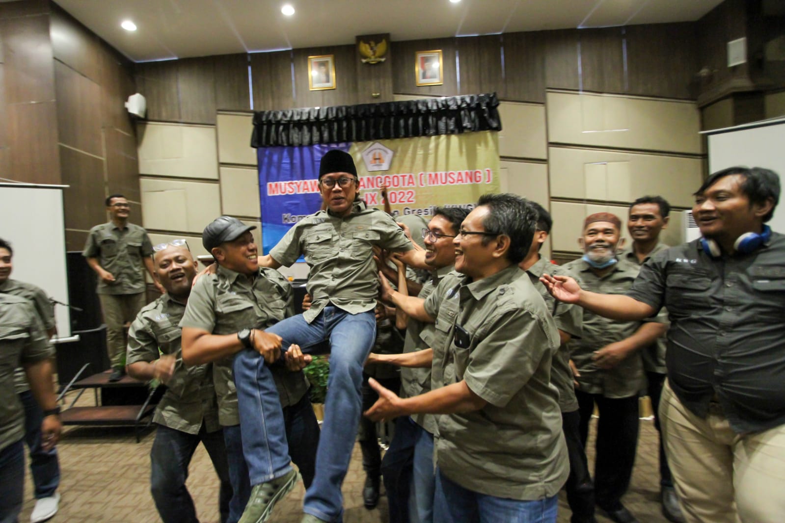 Musang Komunitas Wartawan Gresik ke IX, Miftahul Arif Terpilih Jadi Ketua