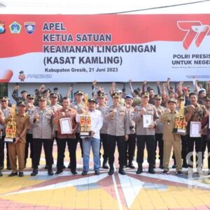 Kembangkan Keamanan Masyarakat, Polres Gresik Tingkatkan Sitkamling