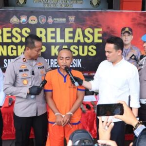 Satreskrim Polres Gresik Ungkap Kasus Pencabulan Anak Tiri, Pelaku Ditangkap di NTT