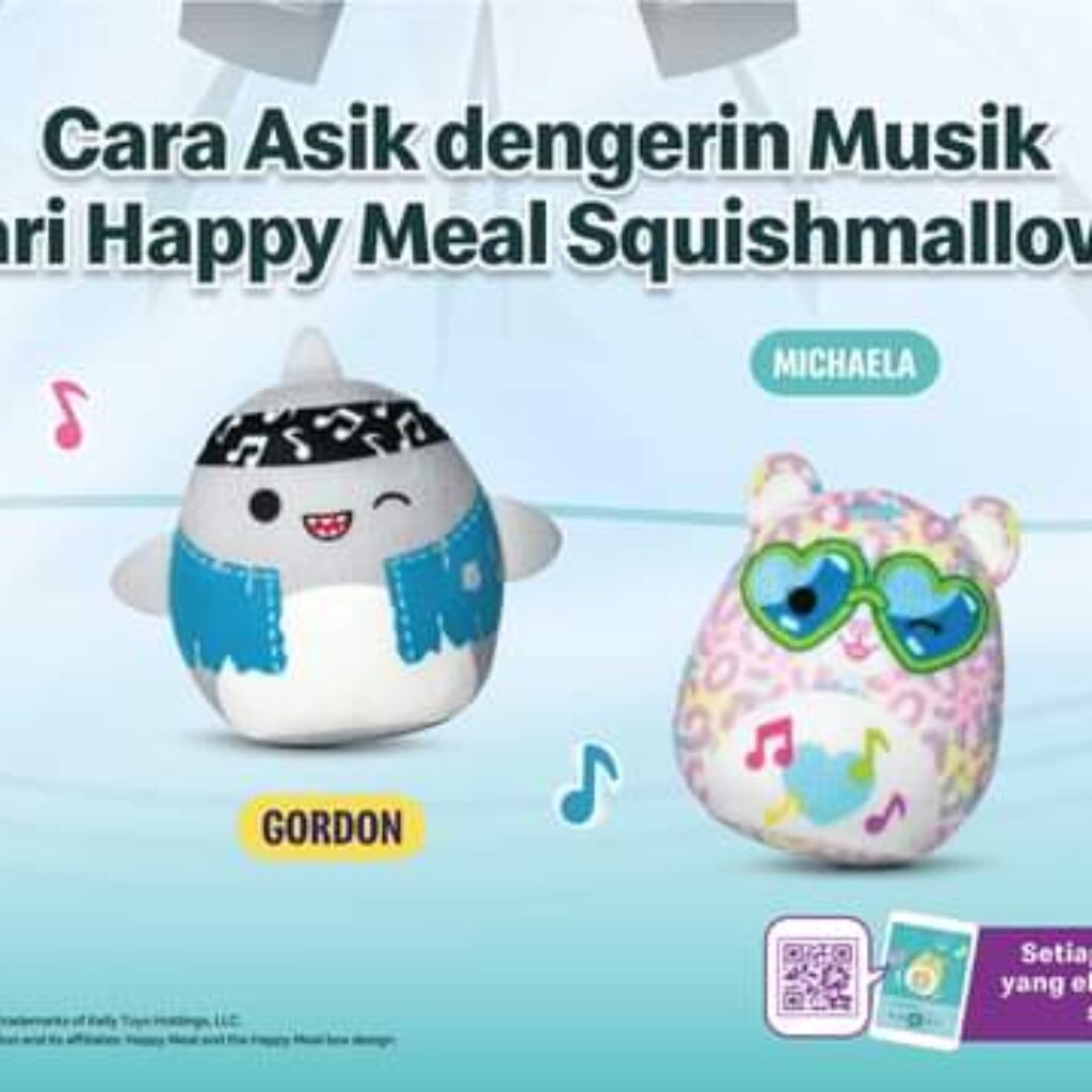 Promo Happy Meal McD Bulan ini Agustus-September 2023 ada Squishmallows