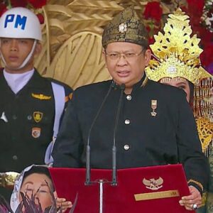Ketua MPR RI Bamsoet Bacakan Teks Proklamasi di Upacara Peringatan Detik-Detik Proklamasi