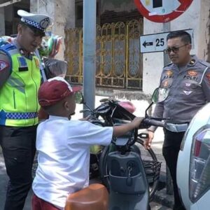 Demi Keselamatan, Satlantas Polres Gresik Imbau Penggunaan Sepeda Listrik di Jalan Umum
