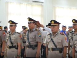 Rotasi Pejabat Polres Gresik Bergulir, Kapolres Minta Tingkatkan Kinerja Situasi Kamtibmas