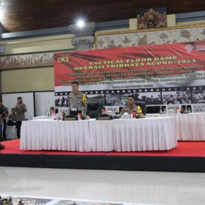 Pastikan Kesiapan Satgas, Polri Gelar Tactical Floor Game (TFG) KTT-AIS FORUM 2023 di Bali