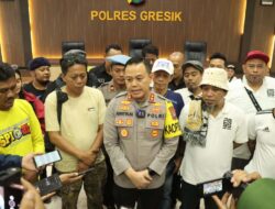Presidium Nasional Suporter Sepak Bola Indonesia Silaturahmi ke Polres Gresik