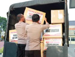 Polres Gresik Kirim Bantuan Kemanusiaan untuk Korban Konflik di Palestina