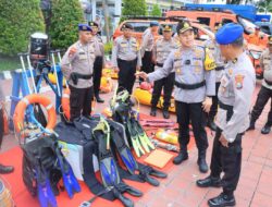 Polres Gresik Gelar Peralatan Dalam Penanggulangan Bencana