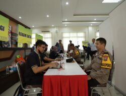 Pastikan Kesehatan Anggota dan ASN, Polres Gresik Gelar Pemeriksaan Berkala
