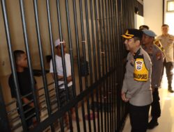 Pastikan Kondisi, Wakapolres Gresik Periksa Rutan