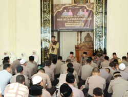 Polres Gresik Peringati Isra Mi’raj Nabi Muhammad SAW 1445 H
