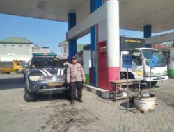 Polres Gresik Patroli SPBU langsung Cek Stok dan Antisipasi Penyalahgunaan BBM