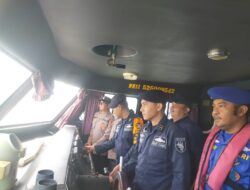 Patroli Laut Gabungan Jaga Harkamtibmas di Perairan Gresik