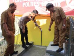 Polres Gresik Bantu Sumur Bor Air Bersih untuk Warga Sukorejo Sidayu jelang Hari Bhayangkara ke-78