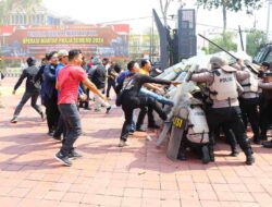 Jelang Pilkada Serentak, Polres Gresik Gelar Simulasi Sistem Pengamanan Kota