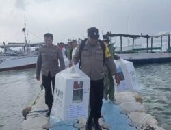 Kapolres Gresik Pastikan Pengamanan Pemungutan Suara di TPS Berjalan Aman