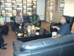 Kapolres Gresik AKBP Rovan Silaturahmi Bersama Forkopimda Jaga Kamtibmas di Kabupaten Gresik