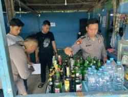 Berantas Peredaran Miras, Sejumlah Pelaku Diamankan Polres Gresik
