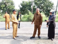 Wabup Gresik dr. Alif Cek Kondisi Jalan Rusak di Kedungsumber-Babatan Balongpanggang