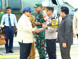 Kapolres Gresik Dampingi Kunjungan Kerja Presiden Prabowo ke Smelter PT. Freeport Indonesia